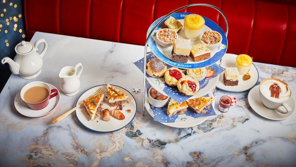 Cafe Rouge Snowman Afternoon Tea